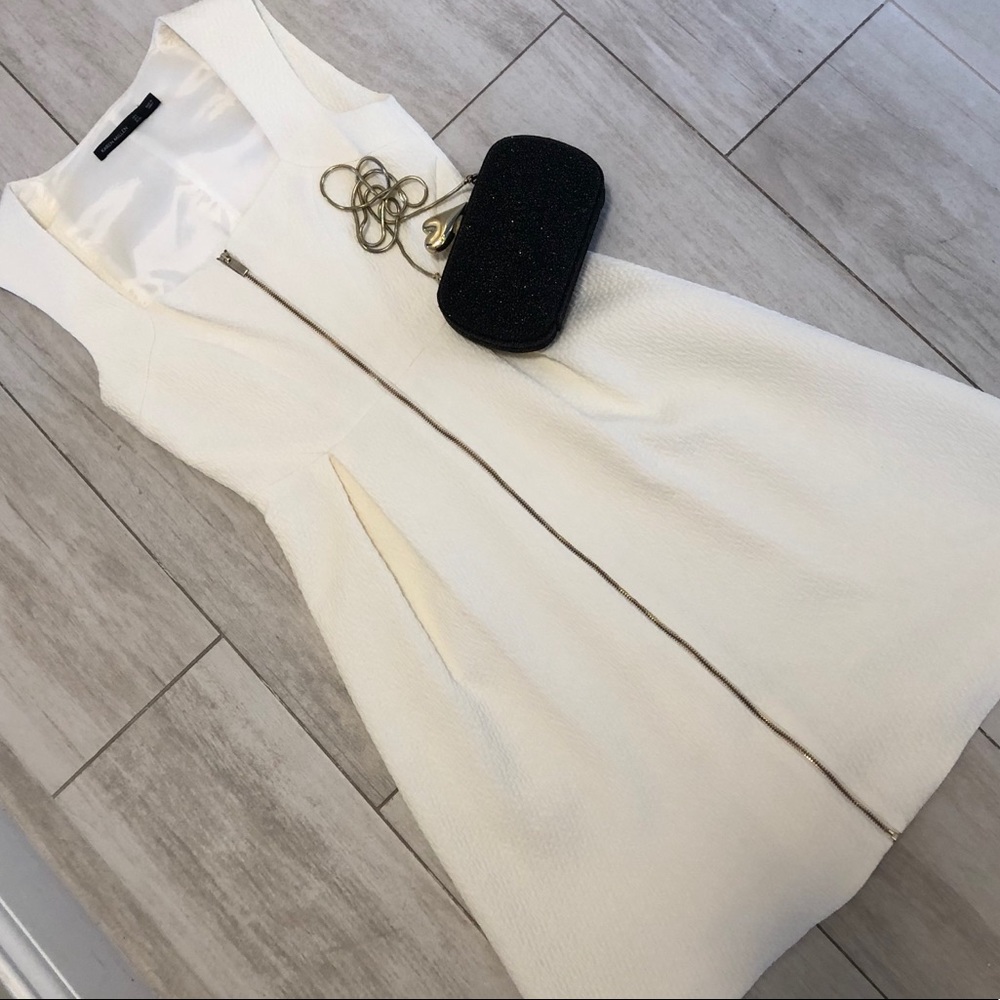 Karen Millen Zip Front A-line dress - Picture 3 of 15
